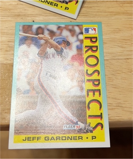 1992 Fleer #675 Jeff Gardner — front