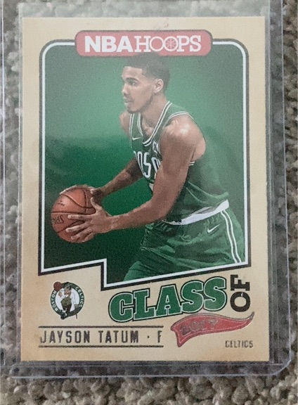 2017-18 Panini NBA Hoops #3 Jayson Tatum Class of 2017 Boston Celtics — front