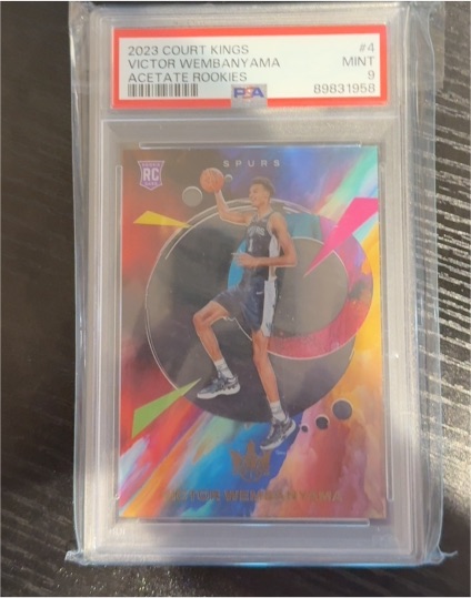 2023 Panini Court Kings Acetate Rookies #4 Victor Wembanyama — front