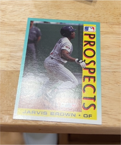 1992 Fleer Prospects #669 Jarvis Brown — front
