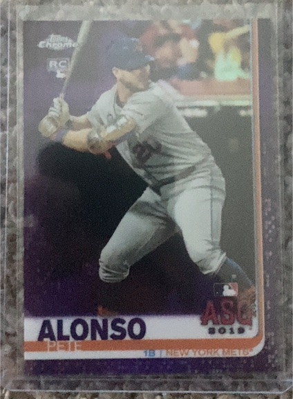 2019 Topps Chrome Update #86 Pete Alonso ASG Rookie Card — front