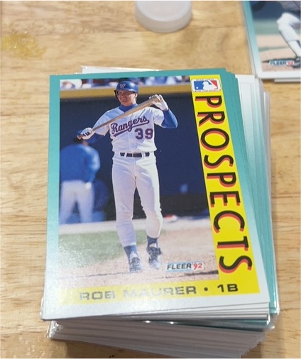 1992 Fleer #659 Rob Maurer — front
