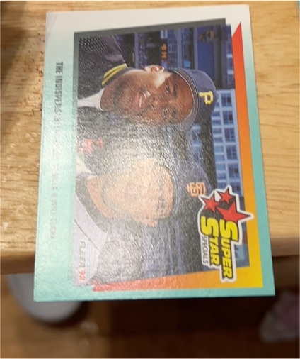 1992 Fleer #707 Harold Baines / Wade Boggs — front