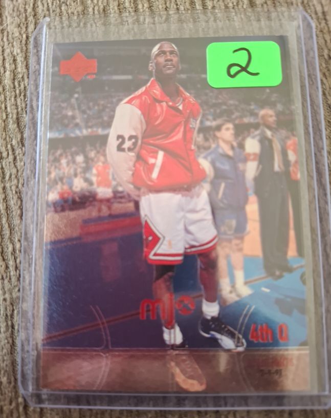 1998 Upper Deck MJX #127 Michael Jordan 4th Quarter — front