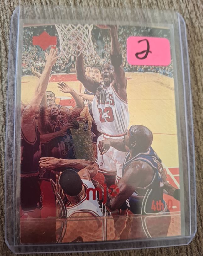 1998 Upper Deck MJx Fourth Quarter Foil #123 Michael Jordan — front