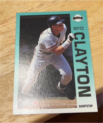 1992 Fleer #632 Royce Clayton — front