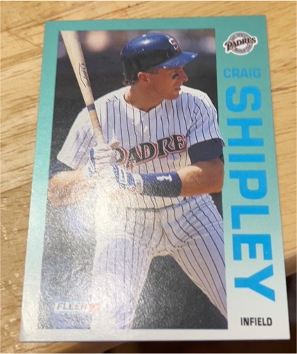 1992 Fleer #621 Craig Shipley — front
