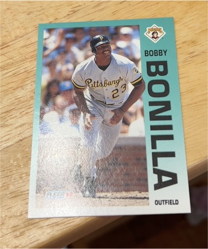 1992 Fleer #551 Bobby Bonilla — front