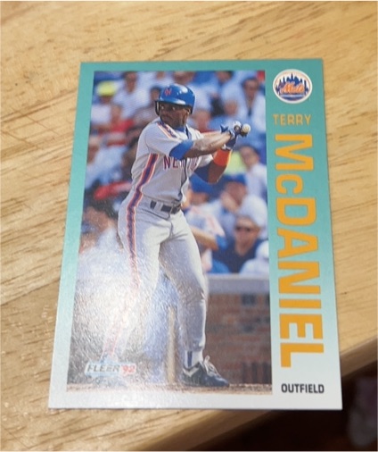 1992 Fleer #510 Terry McDaniel — front