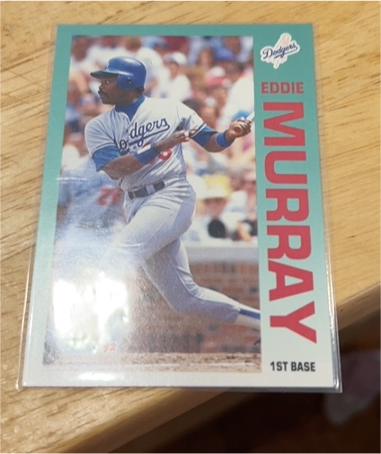 1992 Fleer #466 Eddie Murray — front