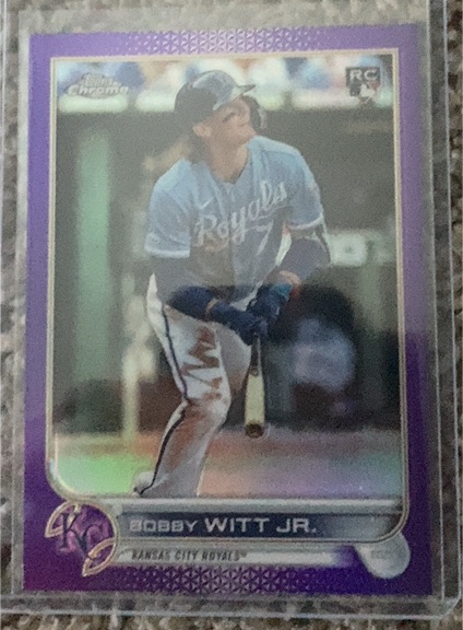 2022 Topps Chrome Update #USC35 Bobby Witt Jr. — front