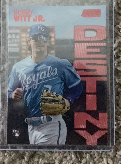 2022 Topps Stadium Club Chrome #7B Bobby Witt Jr. — front