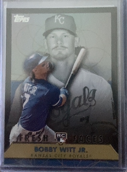 2022 Topps Series 2 Fresh Faces #FF-2 Bobby Witt Jr. — front