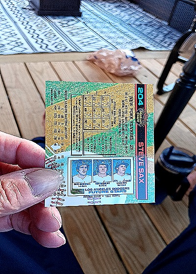 1990 Topps #21 Steve Sax — back