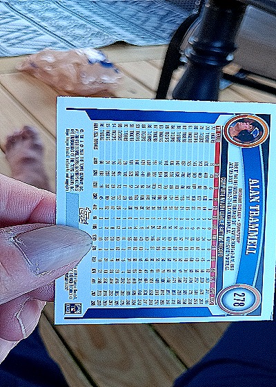 2011 Topps #278 Alan Trammell — back