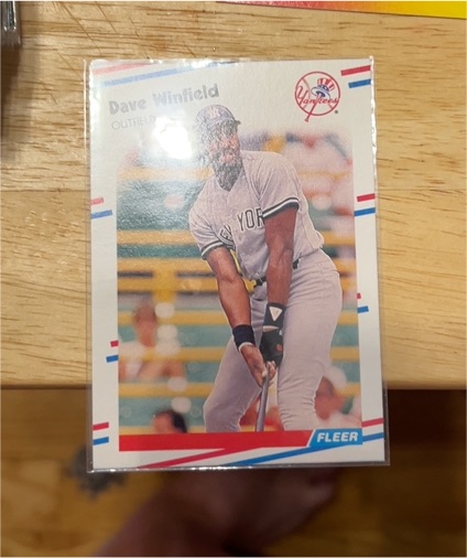 1988 Fleer #226 Dave Winfield — front