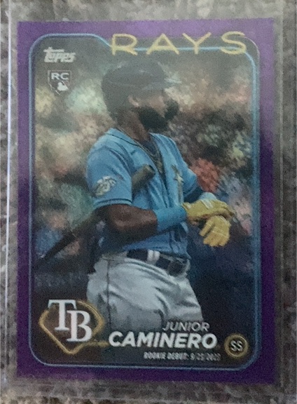2024 Topps Update #US223 Junior Caminero — front