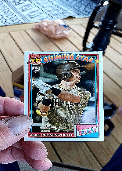 2021 Topps Archives #91BZ-13 Jake Cronenworth Bazooka Shining Star Rookie Card — front
