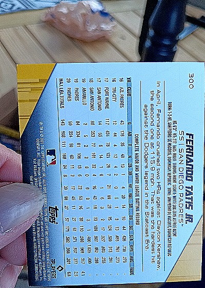 2021 Topps Archives #300 Fernando Tatis Jr. — back