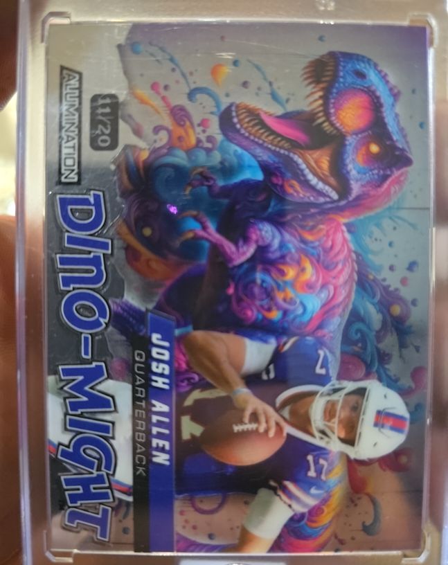 2024 Wild Card Alumination Dino-Might #DINO-MIGHT Josh Allen — front