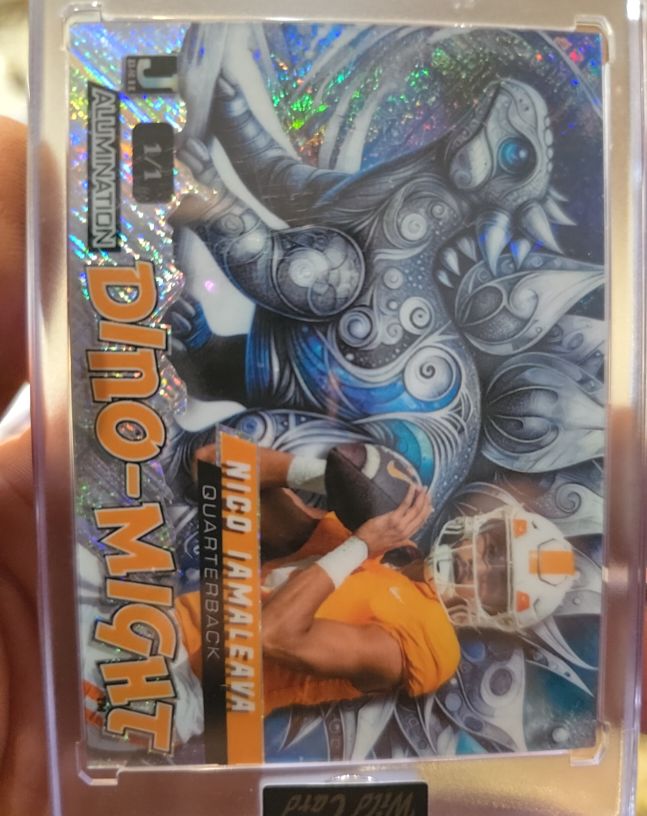 2024 Wild Card Alumination Dino-Might #Dino-Might Nico Iamaleava — front