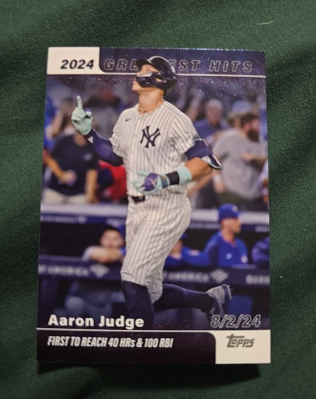 2025 Topps Series 1 #GH-1 Aaron Judge 2024 Greatest Hits — front