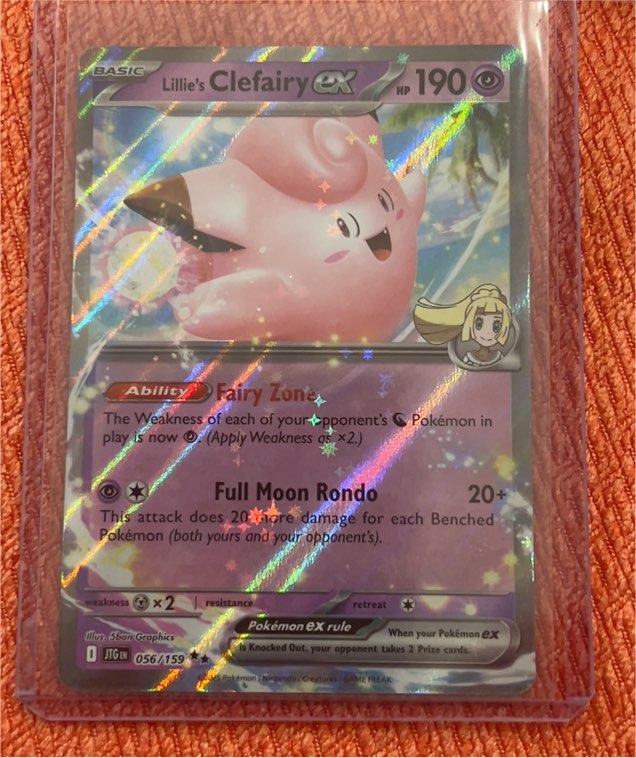 Lillie's Clefairy ex 056/159 Journey Together — front