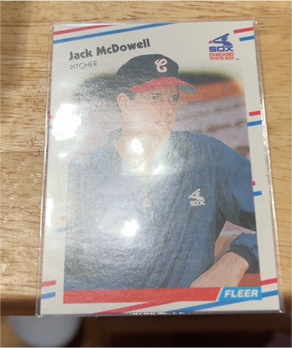 1988 Fleer #407 Jack McDowell — front