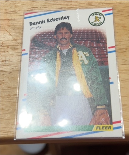 1988 Fleer #279 Dennis Eckersley — front