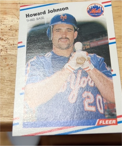 1988 Fleer #540 Howard Johnson — front