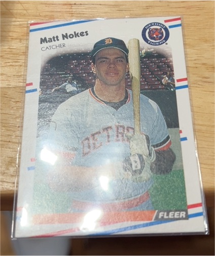 1988 Fleer #66 Matt Nokes — front