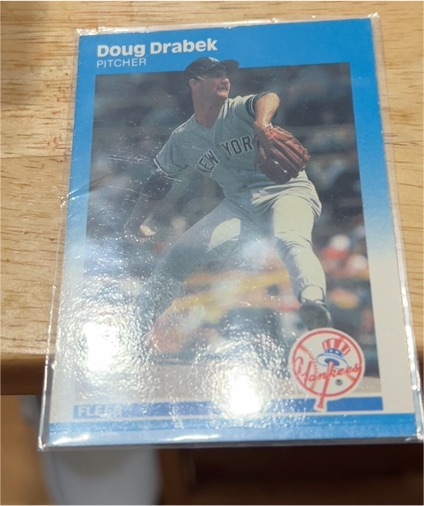 1987 Fleer #96 Doug Drabek — front