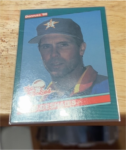 1986 Donruss The Rookies #34 Jim Deshaies — front