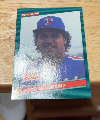 1986 Donruss The Rookies #24 Jose Guzman — front