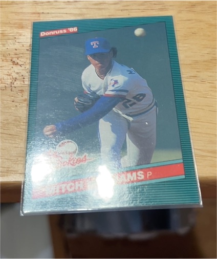 1986 Donruss The Rookies #19 Mitch Williams — front