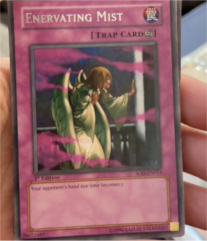 Yu-Gi-Oh! Enervating Mist SOD-EN053 — front