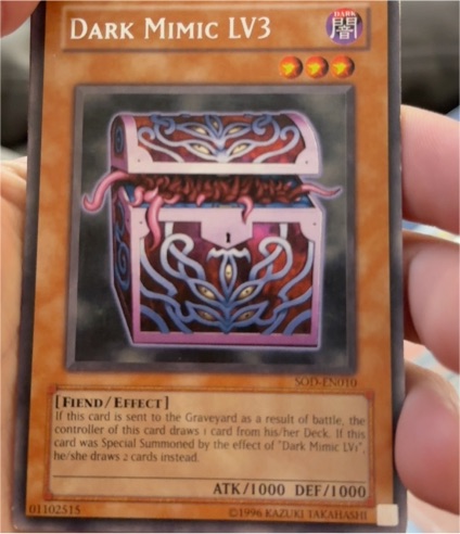 Yu-Gi-Oh! Dark Mimic LV3 SOD-EN010 — front