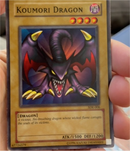 1996 Yu-Gi-Oh! SDK-006 Koumori Dragon — front