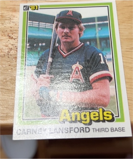 1981 Donruss #409 Carney Lansford — front