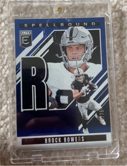 2025 Panini Donruss Elite Spellbound #24 Brock Bowers — front