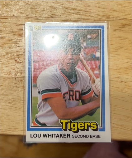 1981 Donruss #365 Lou Whitaker — front