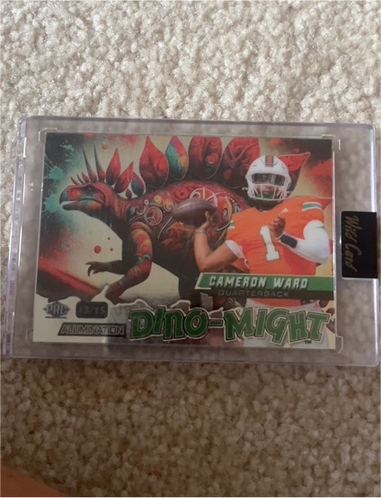 2024 Wild Card #8 Cameron Ward Dino-Might — front