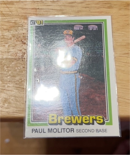 1981 Donruss #203 Paul Molitor — front