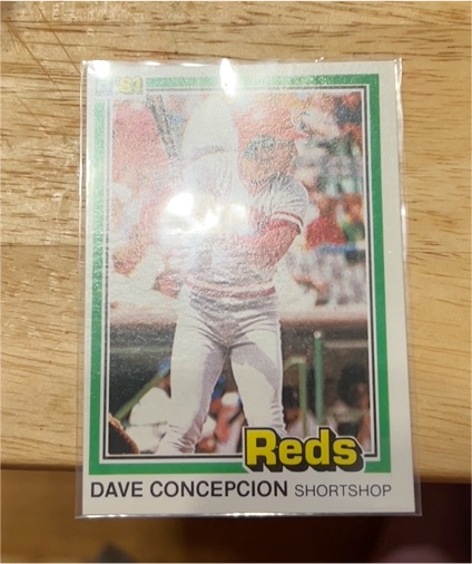 1981 Donruss #181 Dave Concepcion — front