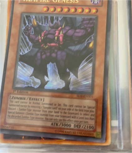 Yu-Gi-Oh! Structure Deck: Zombie Madness #SD2-EN001 Vampire Genesis — front