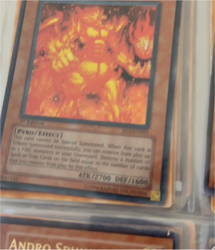 2014 Yu-Gi-Oh! SD3-EN001 Infernal Flame Emperor — front