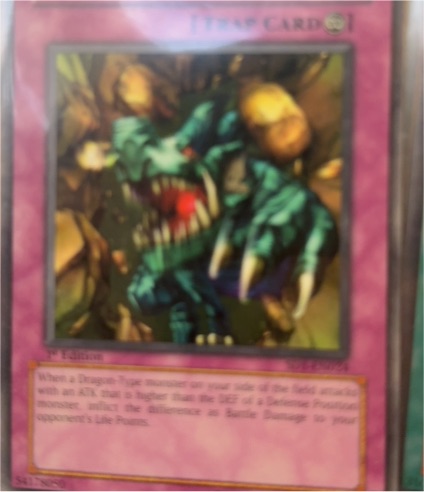 Yu-Gi-Oh! SD1-EN024 Dragon's Rage — front