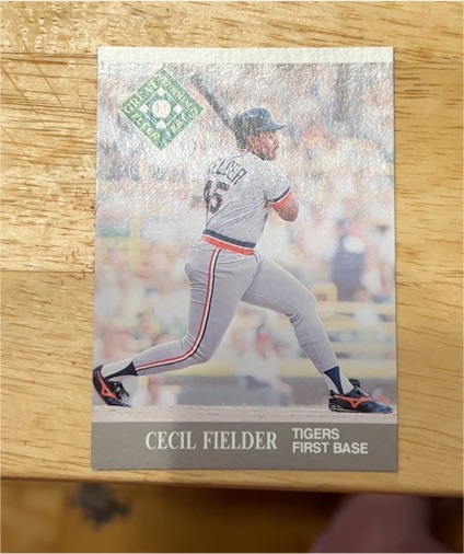 1991 Fleer Ultra Great Performances #392 Cecil Fielder — front
