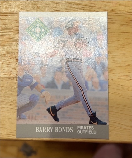 1991 Fleer Great Performances #391 Barry Bonds — front