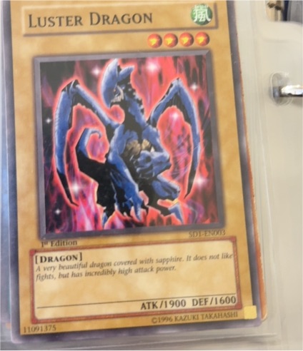 Yu-Gi-Oh! SD1-EN003 Luster Dragon 1st Edition — front